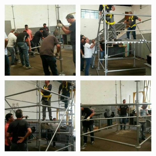 Treinamento de Montagem de Andaimes Multidirecional