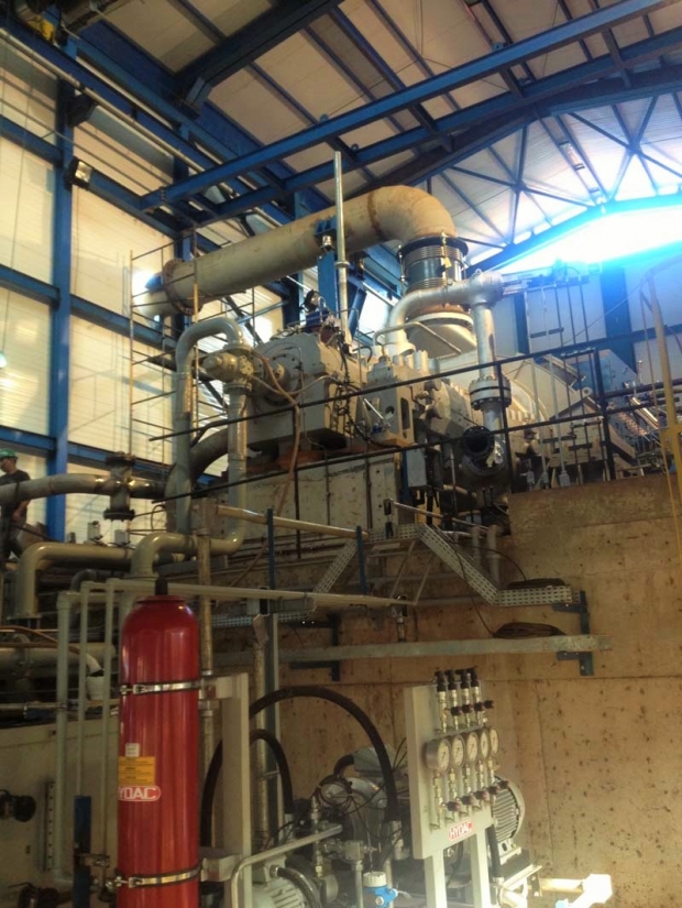 Montagem de Turbo Gerador