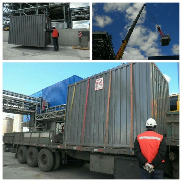 Montagem de Turbo Gerador no Chile