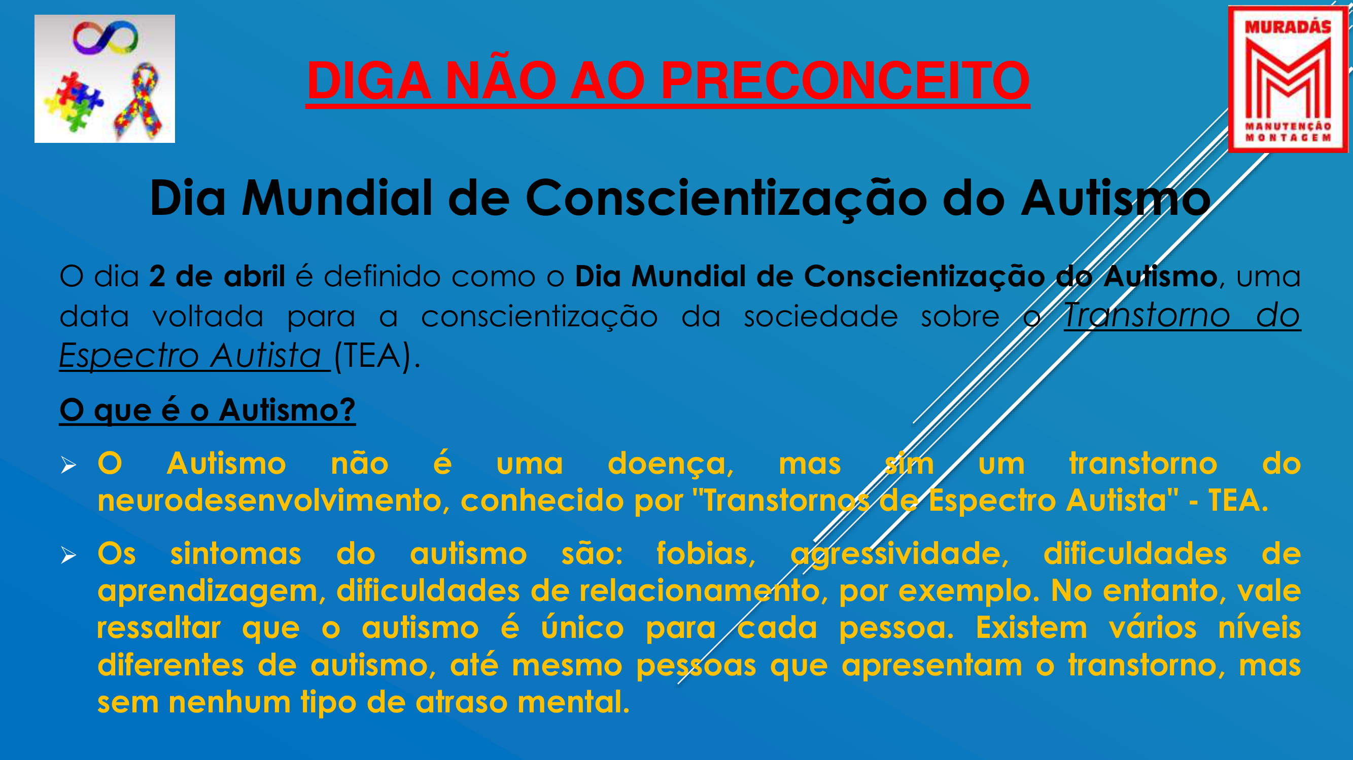 Dia Mundial de Conscientização do Autismo
