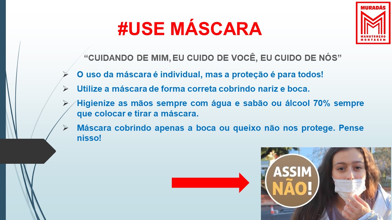 A importância do uso das máscaras